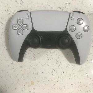 Gray and Black Wireless ps5 Controller